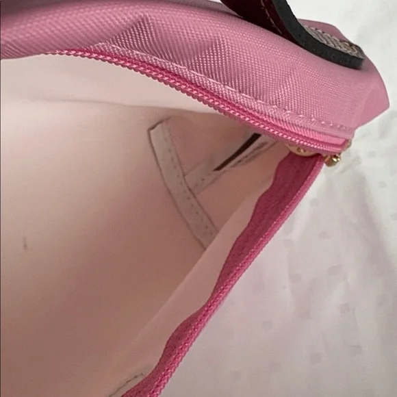 Longchamp Cosmetic Pouch with Leather Handle 🩷🤎🩷 - Picture 12 of 12